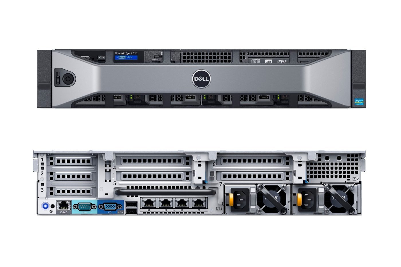 MÁY CHỦ DELL EMC POWEREDGE R730xd E5-2609v3 1.9GHz HDD 12x3.5